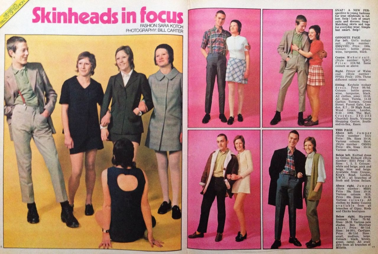 Skinheads in focus, 1970